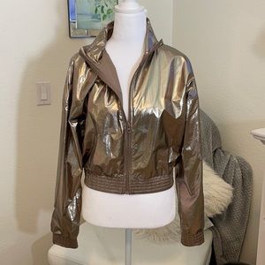 Rose Gold Victoria Sport Track Jacket